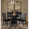 International Concepts 42 in. Dual Drop Leaf Table with 4 Slat Back Dining Chairs - 5 Piece Dining Set K46-42DP-C265-4 - alternate 2
